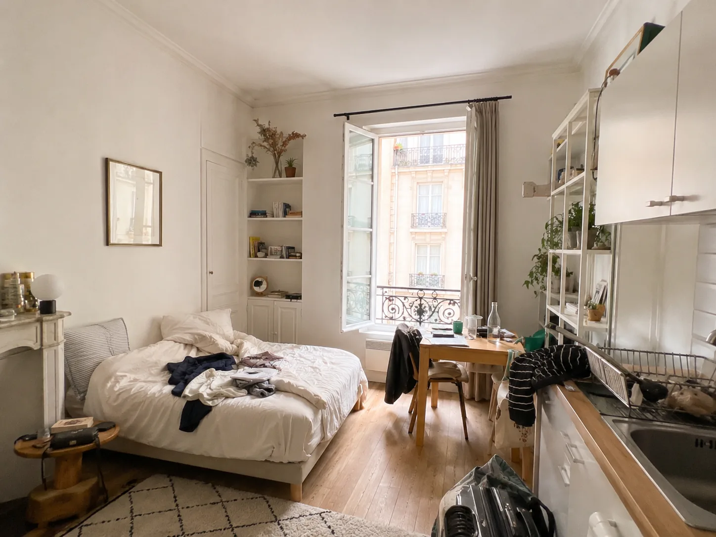 État des lieux avant le départ — Paris 5e, Studio 25 m²